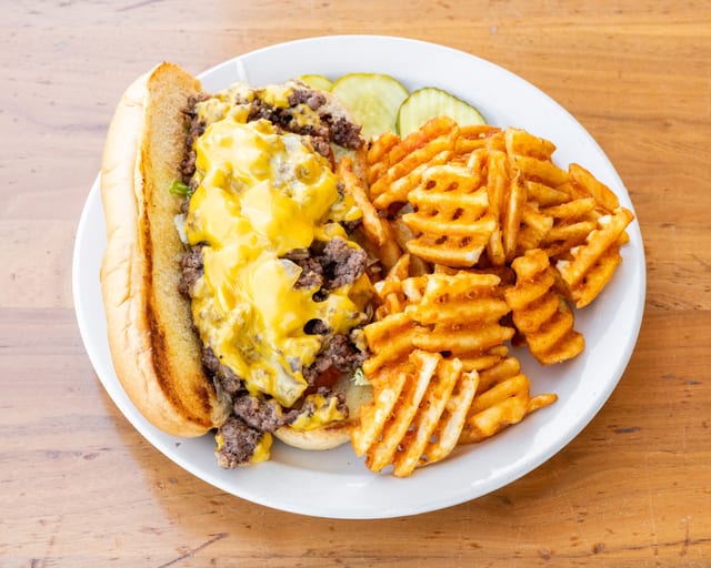 Chopped Cheese Sandwich.