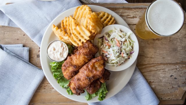 FISH & CHIPS.