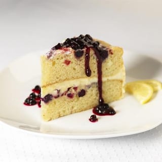 Lemon Berry Cream Mascarpone Cake
