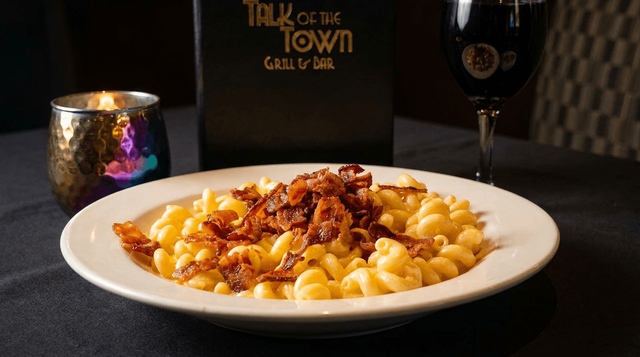 Baked Mac & Cheese.